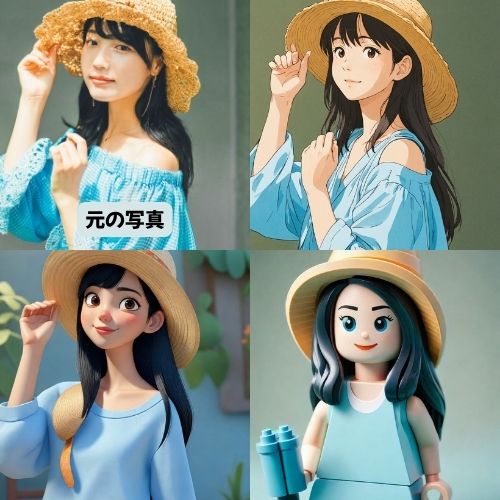 画像を元に新たな画像を生成