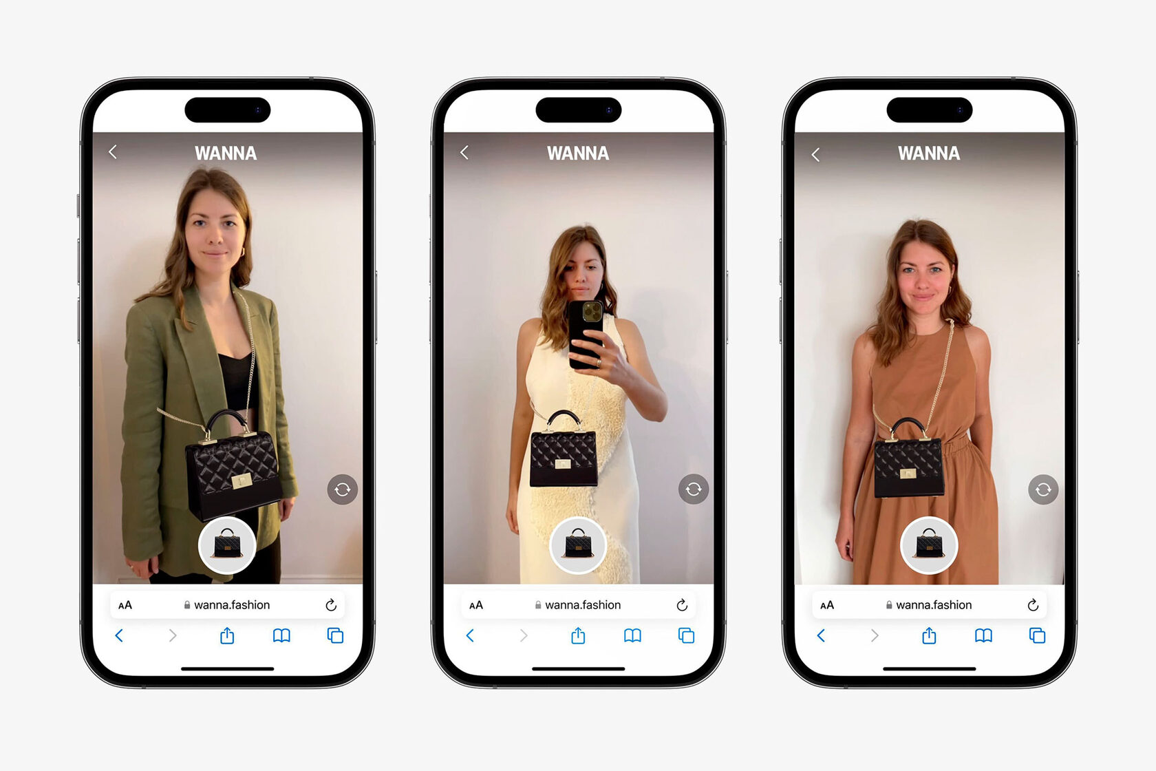 ar virtual bag try on