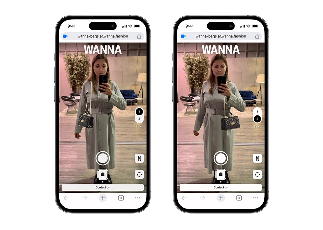 ar virtual bag try on