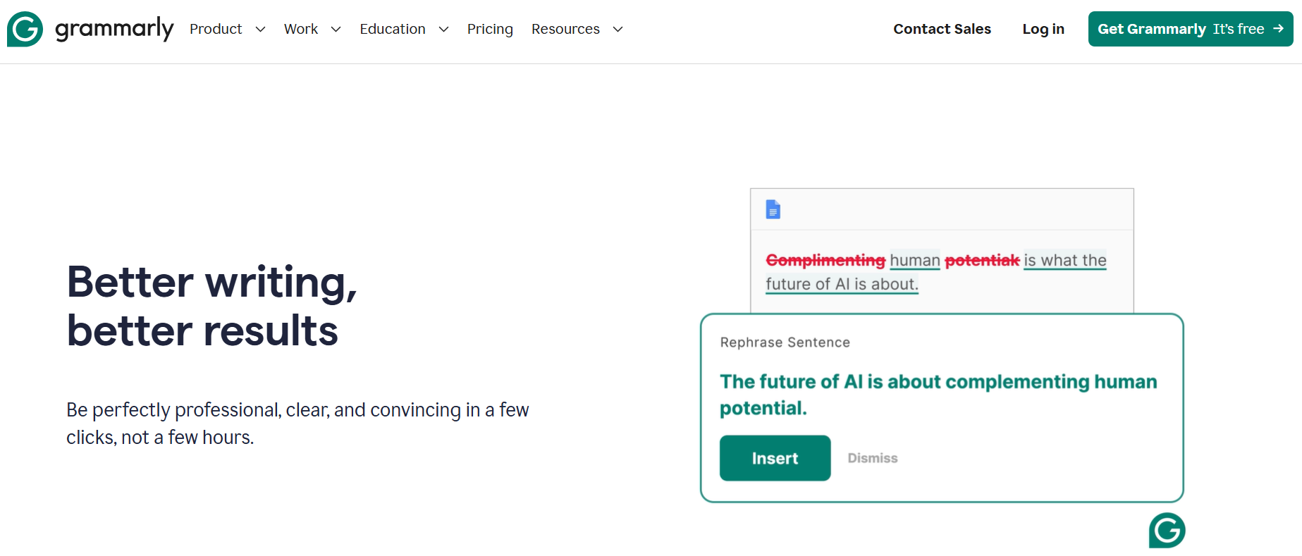 AI工具推薦_Grammarly_英文寫作工具