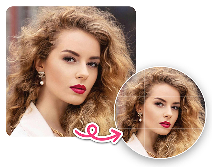 Make your Instagram PFP just right with YouCam Perfect's tools.