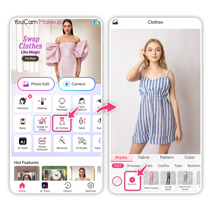 Upload Your Photo on YouCam Makeup to Try On Lingerie Virtually