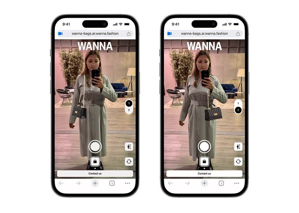 ar virtual bag try on