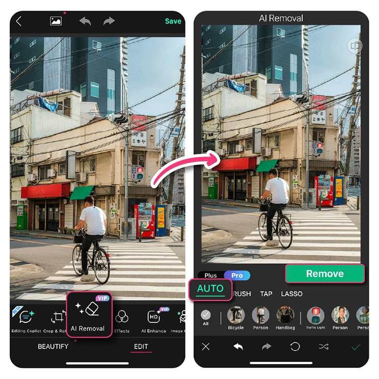 remove unwanted objects from photos free