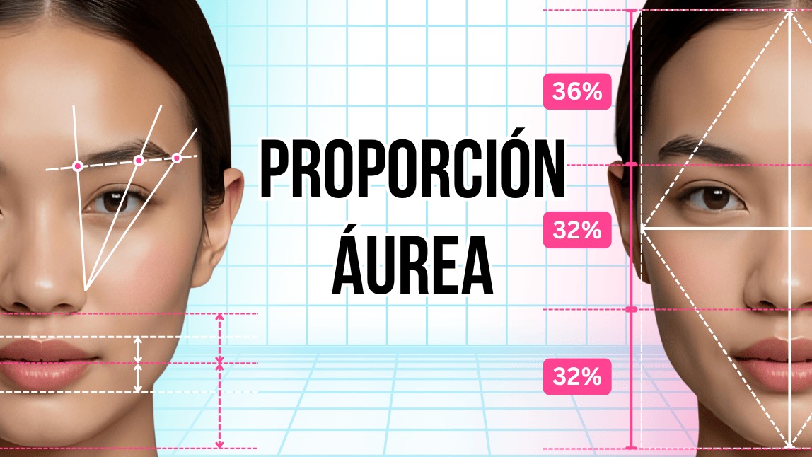 Qué es la proporción áurea, cómo se relaciona con la belleza facial, y cómo la inteligencia artificial (IA) permite medirla de forma precisa