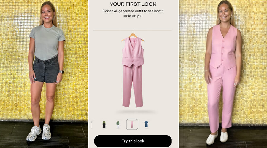 Google Doppl virtual outfit try on app