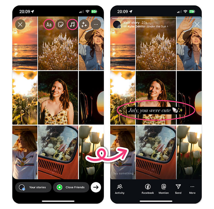 Take your July photo dump collage to the next level with YouCam Perfect.