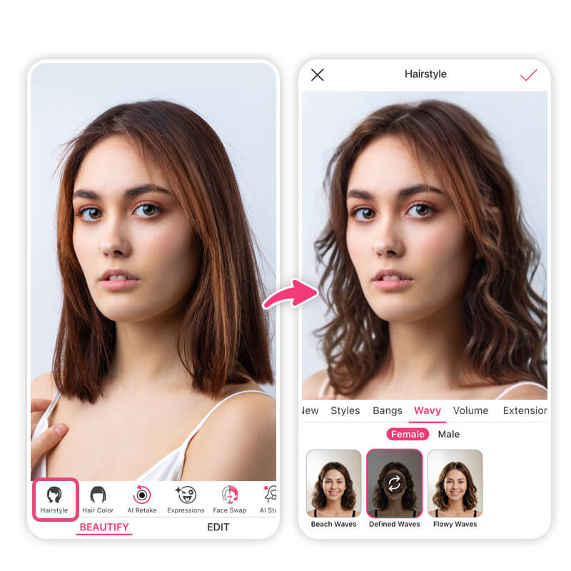 Taglio Capelli Donna: Tagli Capelli Mossi