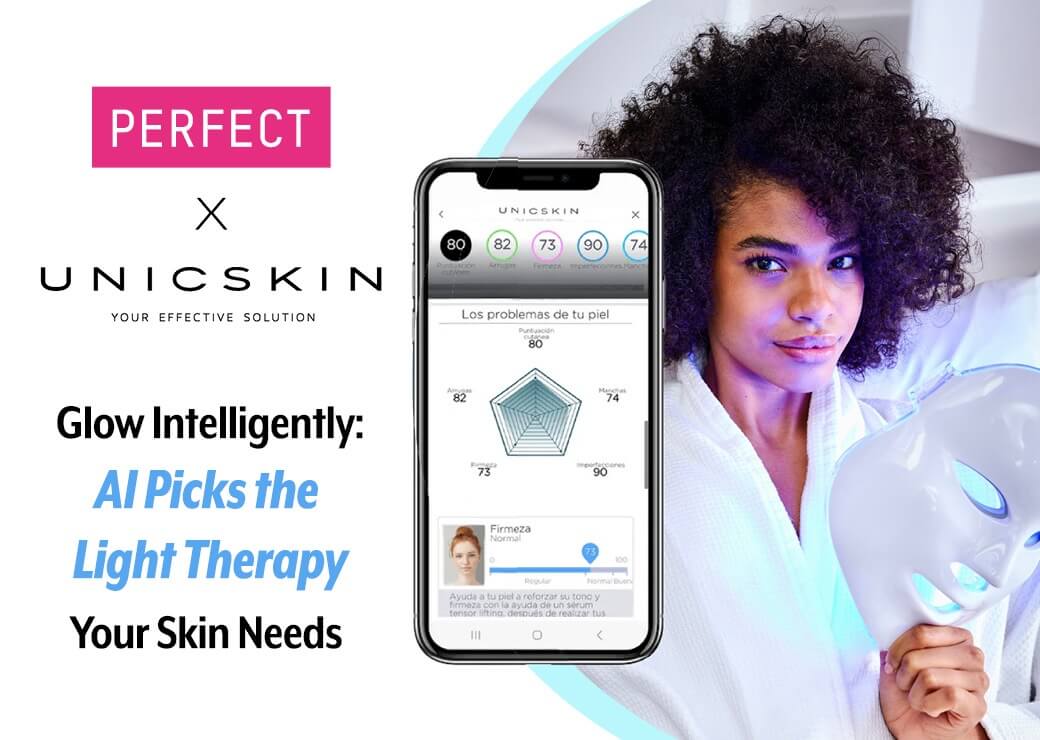 skin analysis with light therapy