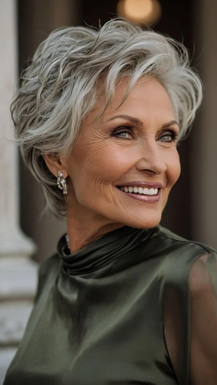 Short Layered Pixie Bob