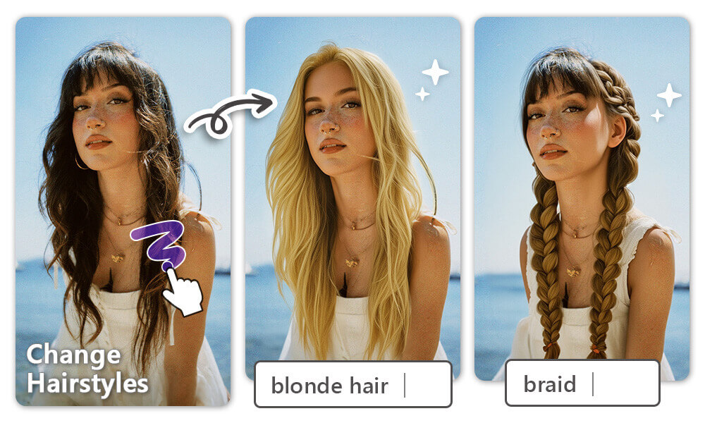 Mude Roupas ou Penteado em Fotos Usando o Substituidor de Fotos com IA