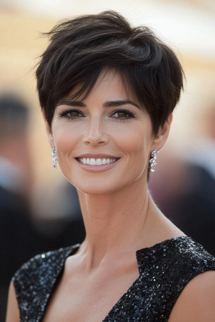 Soft Side-Swept Pixie