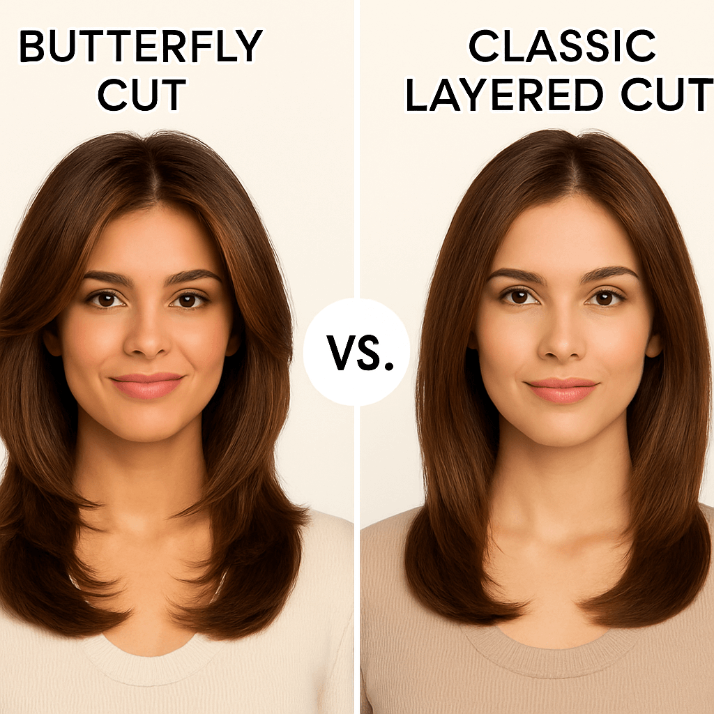 Butterfly Cut v.s. Classic Layered Cut