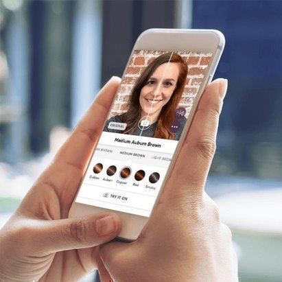 Madison Reed's virtual hair color try on tool powered by Perfect Corp