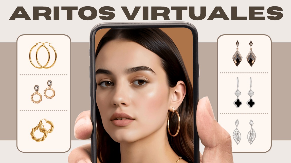 Aritos y pendientes en línea con simuladores 3D