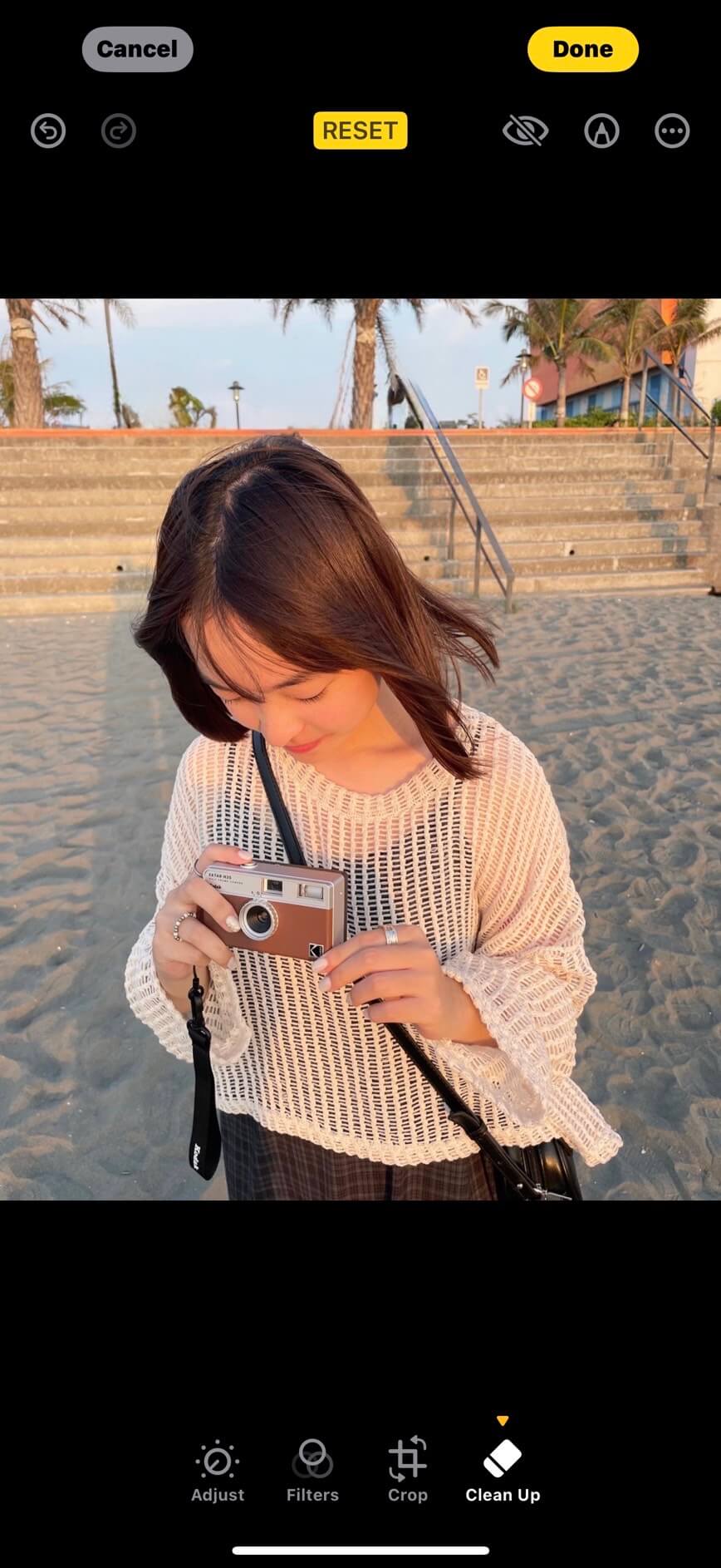 iPhone照片去人物