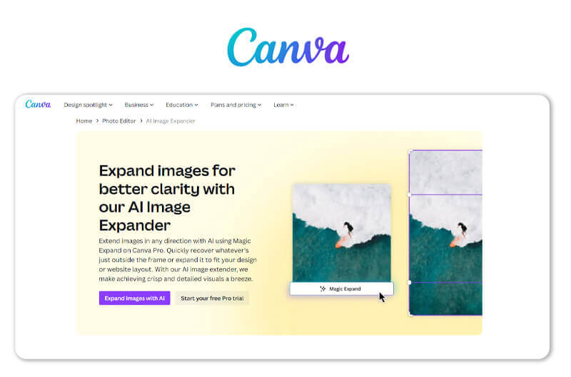 Canva: Ingrandire Immagine con AI in Fase di Progettazione
