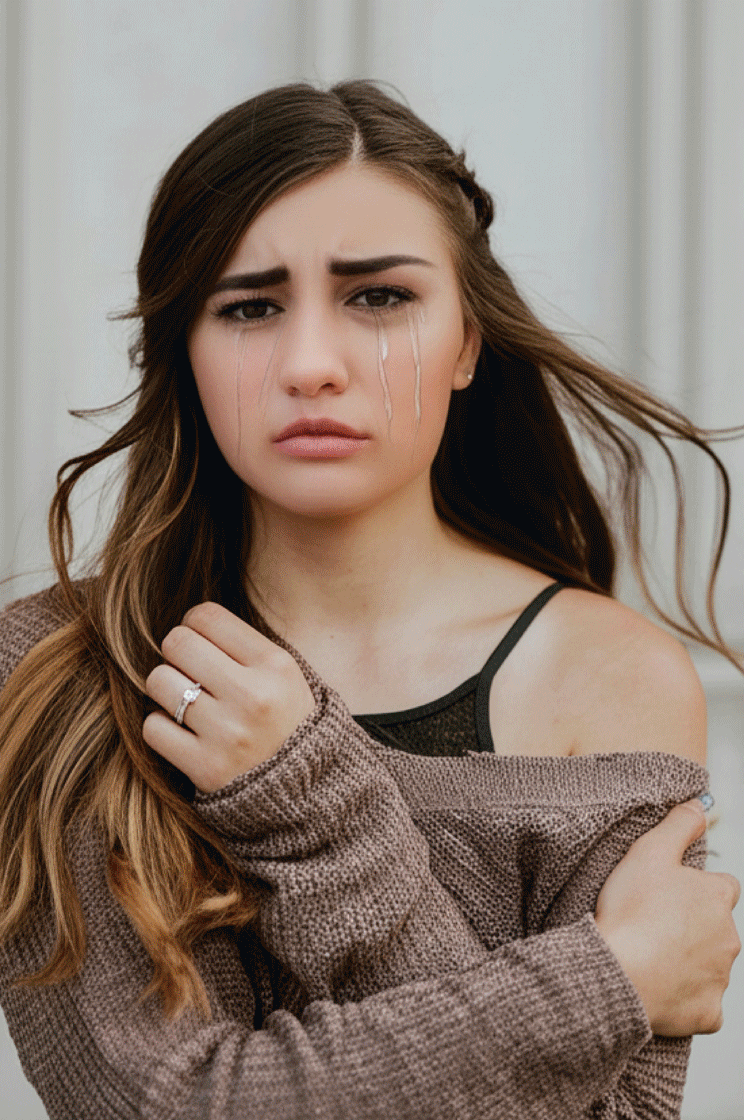 Crying face filter is a great way to create fun photo edits.