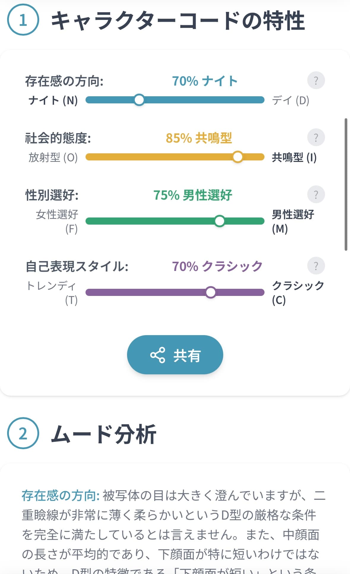 特性を確認