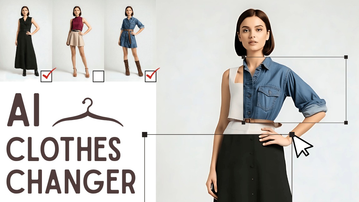 AI clothes changer try on any outfit using just photo