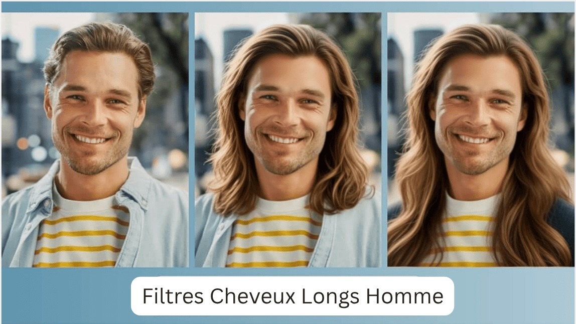 filtre cheveux longs homme