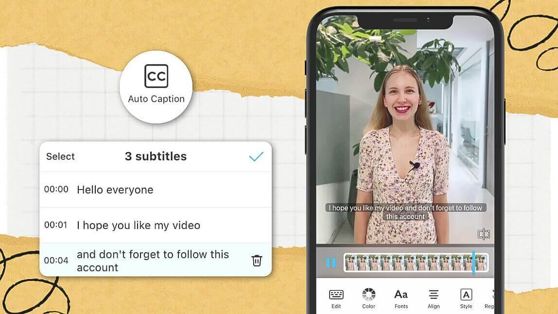 YouCam Video gerador de legendas para videos com IA