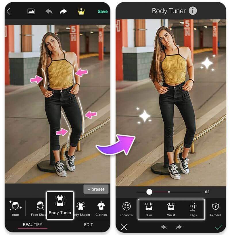 App per modificare corpo gratis: come snellire le gambe
