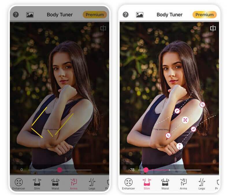 YouCam Makeup: Miglior Body Editor per Allungare le Gambe e Modificare Braccia