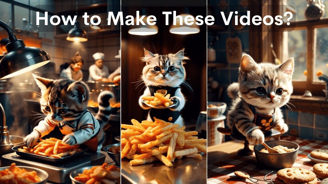 How to Make Viral AI Cooking Cat Videos & Images