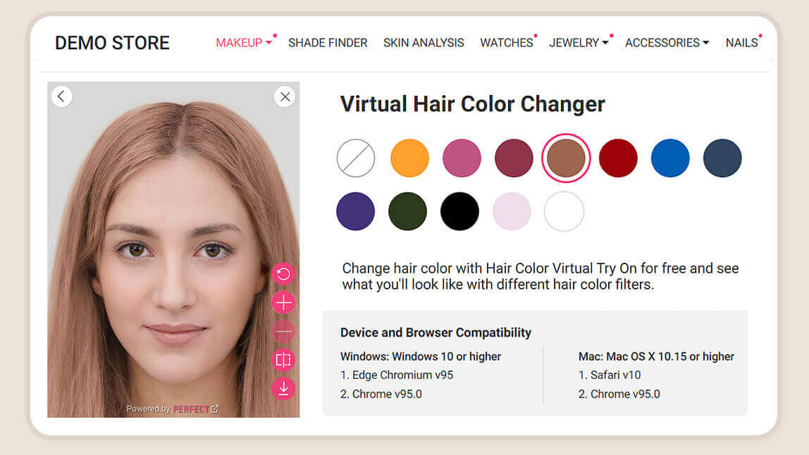 How To Experience Virtual Hair Color Try-On Technology