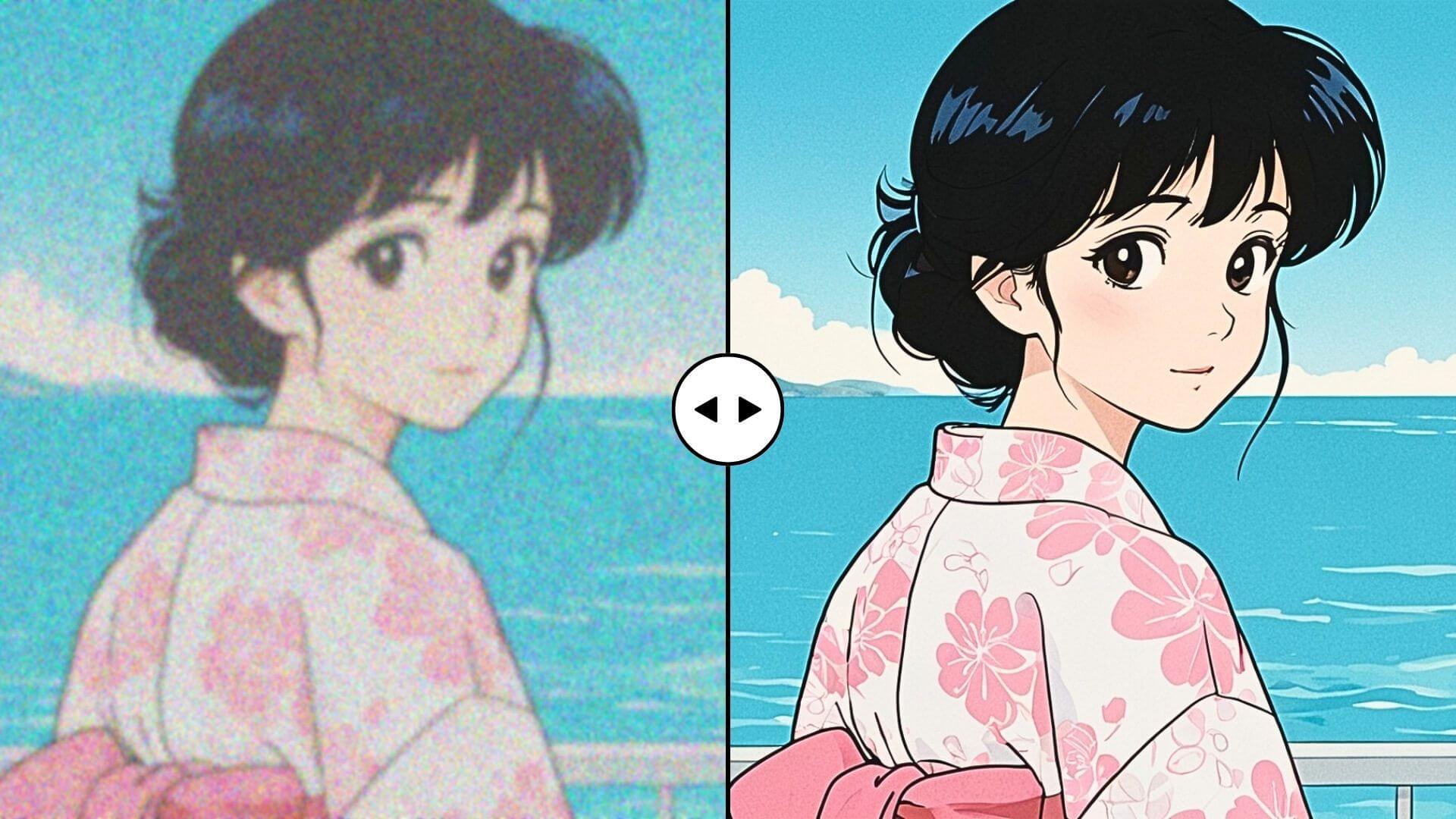 懐かしいアニメも高画質に