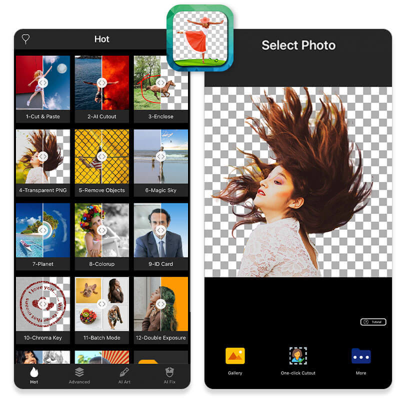Photo Cut out App: Photo Cut Out Editor