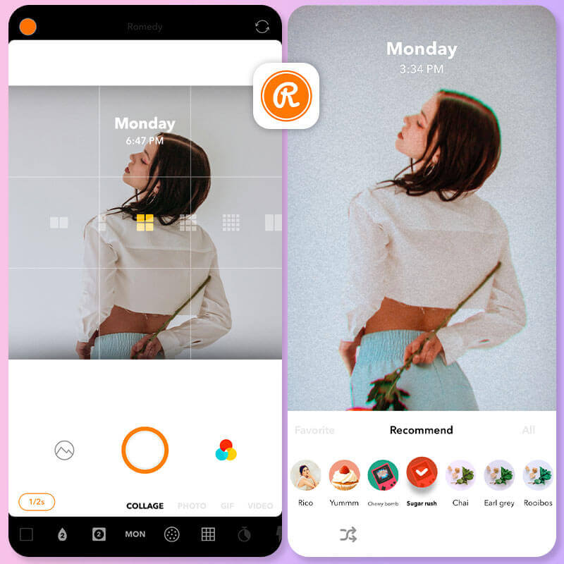filtros para fotos gratis retrica