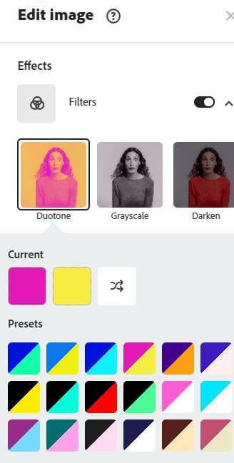 filtros para fotos en Adobe