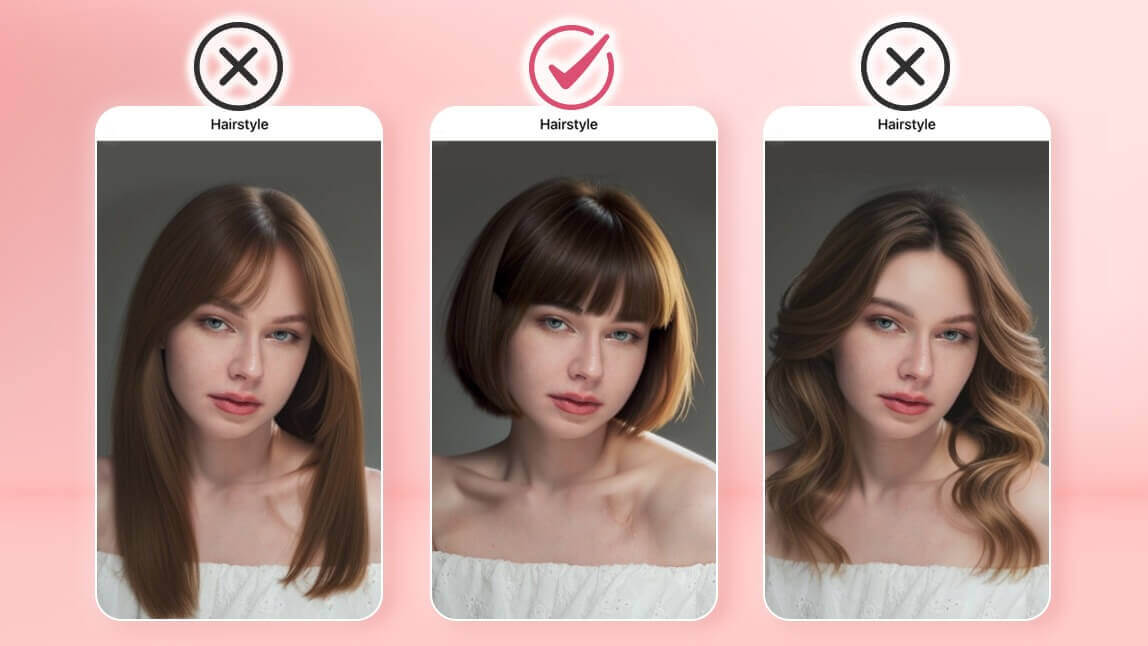 Try short hair filter to see how you look with short hair