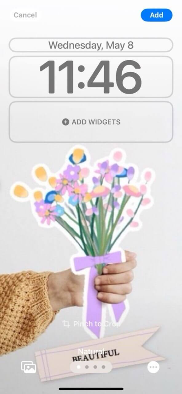Make flower language wallpaper