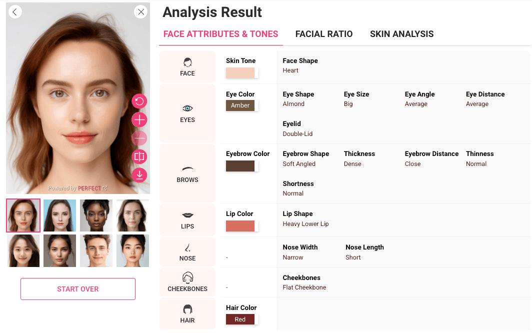 Simulation de visage en IA