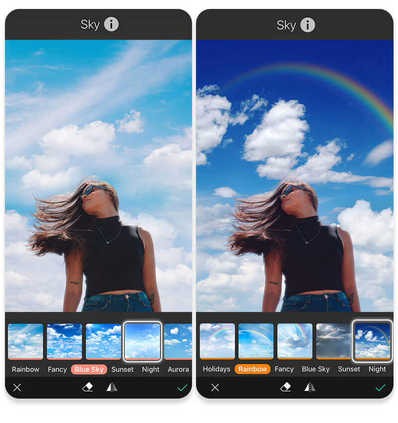 Mit dieser App bekommst du einen blauen Himmel.