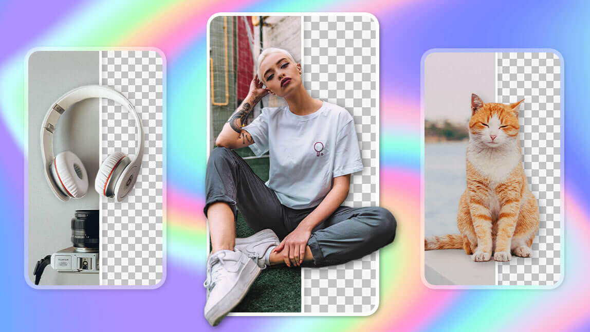 Bild-Hintergrund transparent machen mit YouCam Perfect