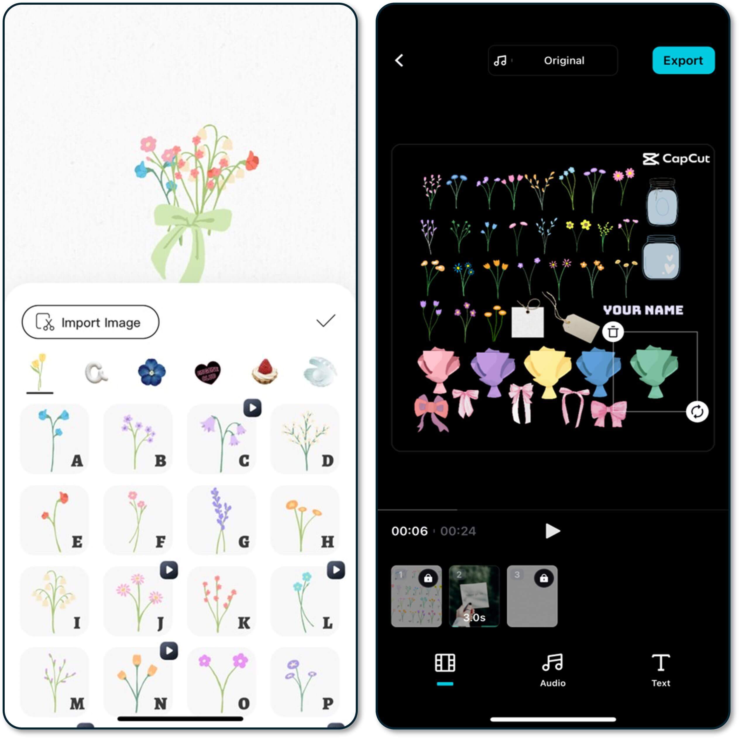 TikTok Flower Filter without TikTok