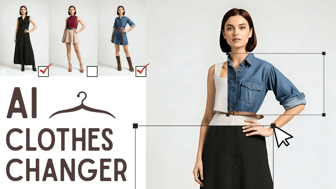 AI clothes changer try on any outfit using just photo