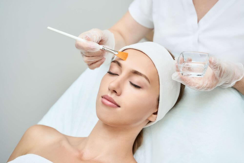 chemical peel with skin analysis