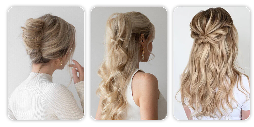 Pour une coiffure facile à l’école, essaie un chignon français ou un semi-attaché