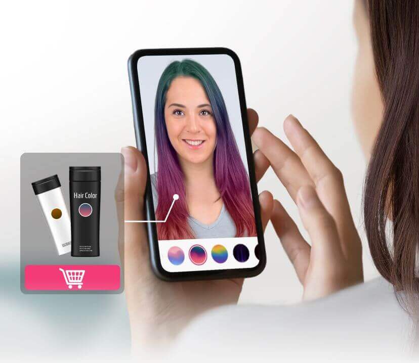 AI-Powered Hair Color Try On