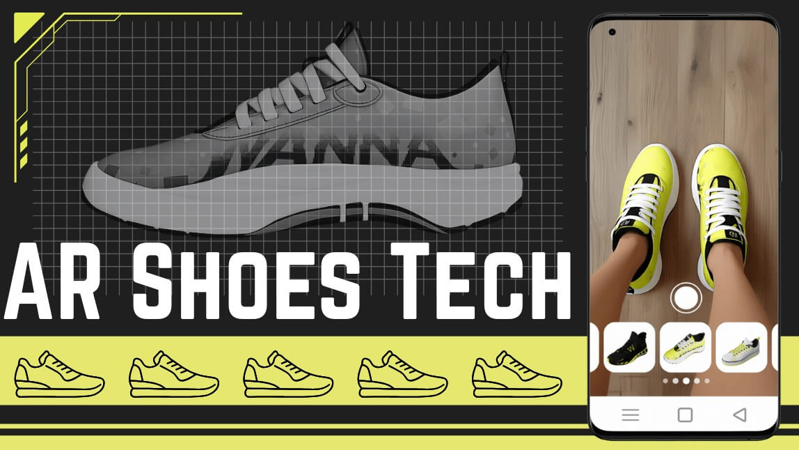 Augmented reality shoes technology