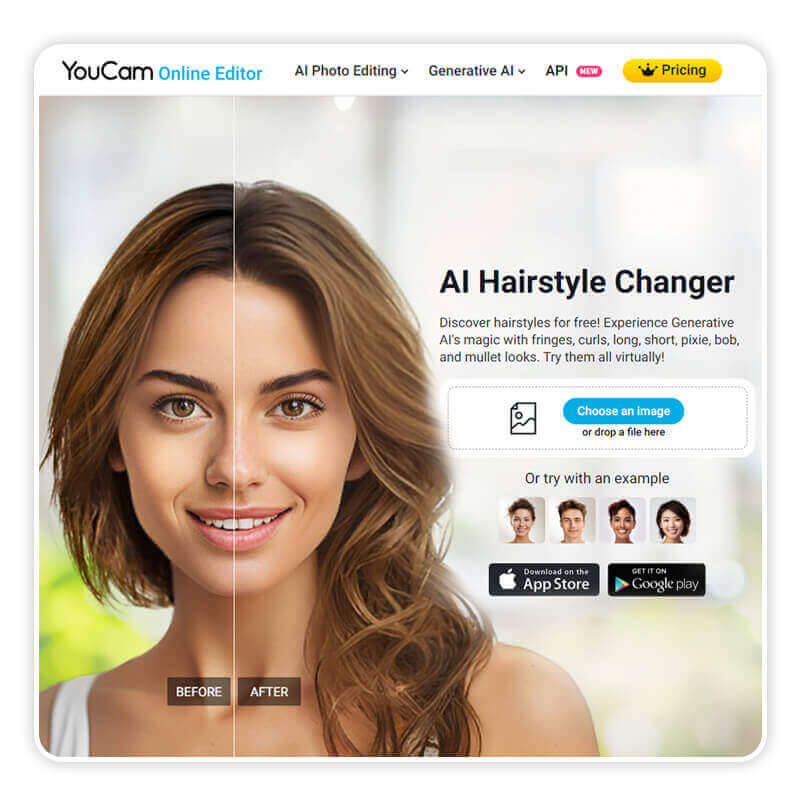 YouCam AI Hairstyle Changer: Best Free Online Virtual AI Hairstyle Tool