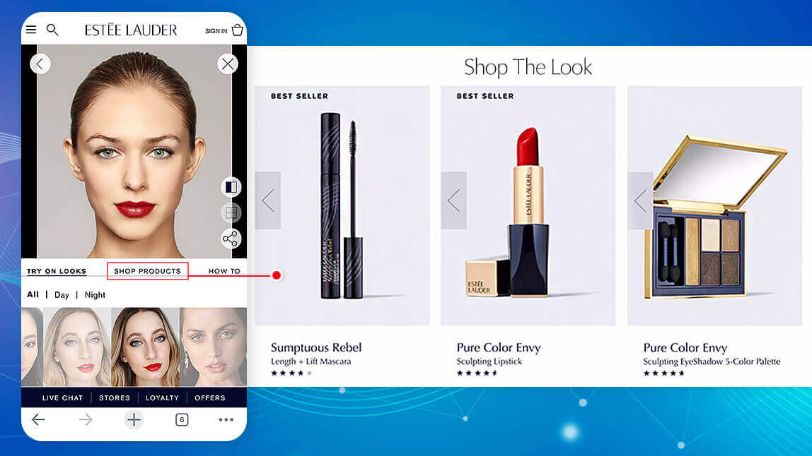 Virtual try on trucchi online e cosmetici