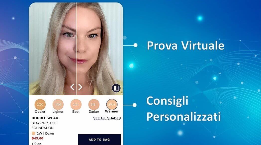 Face Shape Test per Consigli Personalizzati di Prodotti