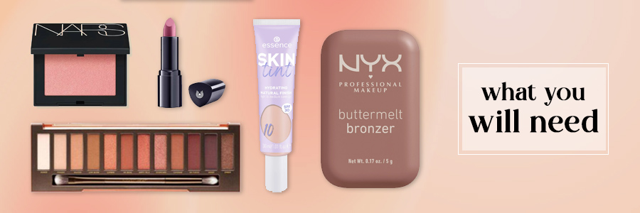 What you will need for toasty makeup