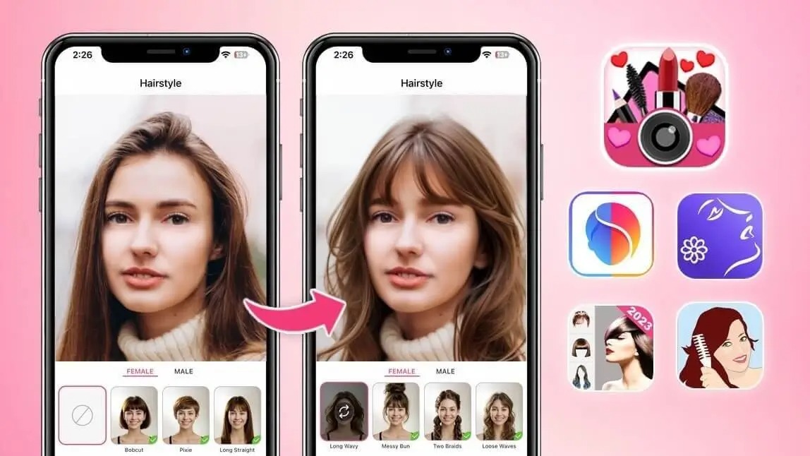 Best AI Hairstyle Apps For Virtual Hairstyle Try On